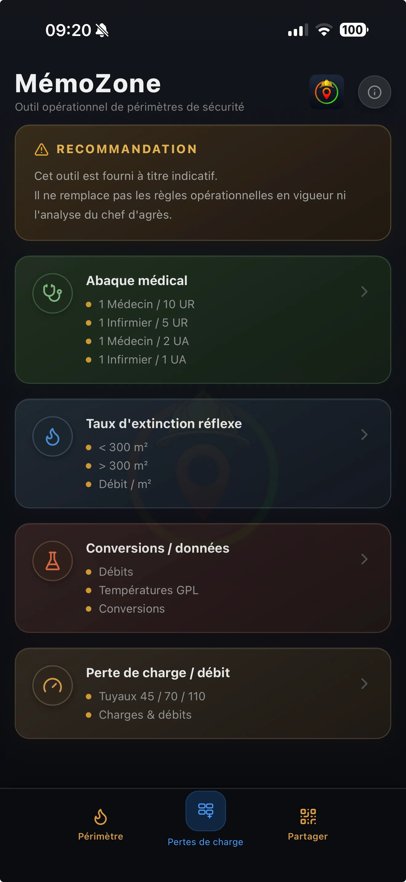 L'application MémoZone sur téléphone